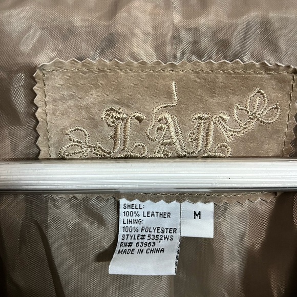 Live a Little Tan Suede Leather Jacket - Picture 3 of 5